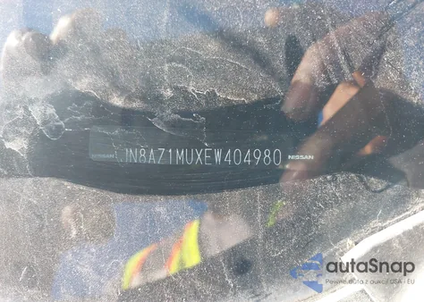 2014 Nissan Murano Sv from USA, damaged, VIN JN8AZ1MUXEW404980